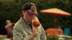 Man Smelling Juice Pouty Stank Face GIF