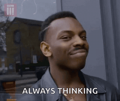 Man Smiling Always Thinking GIF