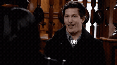 Man Smiling At Wooden Staircase Saying No GIF