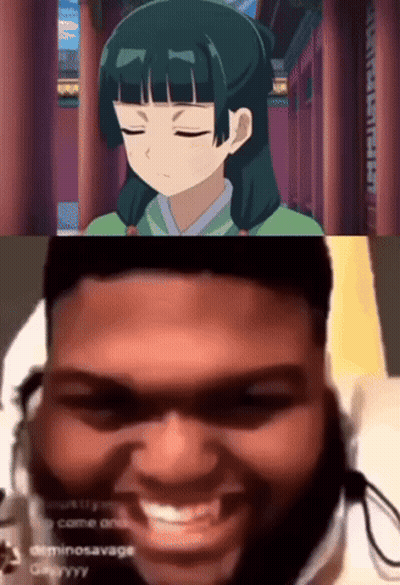 Man Smiling Before Girl's Picture GIF