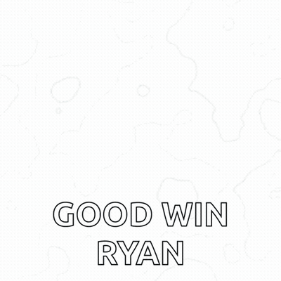 Man Smiling By UFC300 Sign GIF