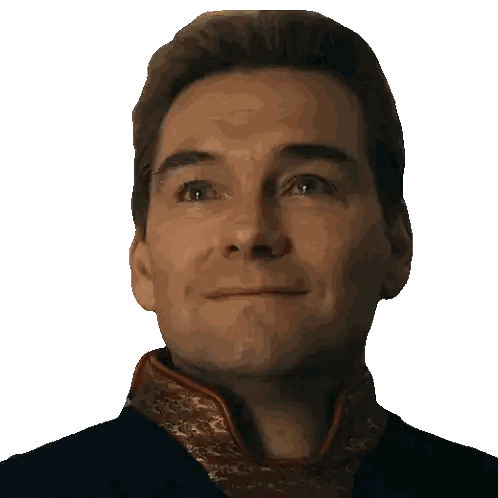 Man Smiling Close Up Sticker