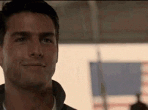 Man Smiling Close Up GIF