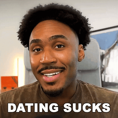 Man Smiling Dating Sucks GIF