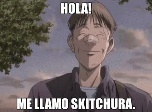 Man Smiling Hola Me Llamo Skitchura GIF