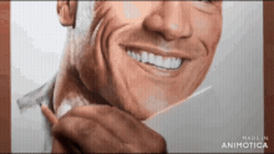 Man Smiling Holding Paper GIF