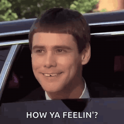 Man Smiling In Car Saying How Ya Feelin GIF