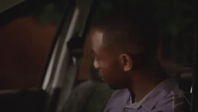 Man Smiling In Driver's Seat GIF