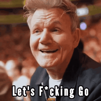 Man Smiling Let F*cking Go GIF