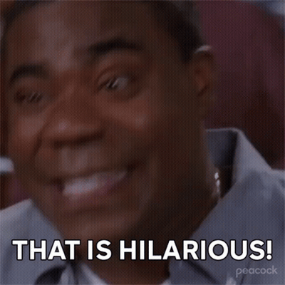 Man Smiling Saying That Is Hilarious GIF