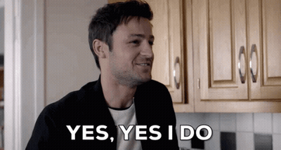 Man Smiling Saying Yes Yes I Do GIF