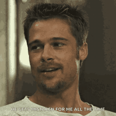 Man Smiling Says Mistaken For Me GIF