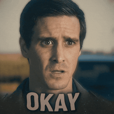 Man Smiling Take It Back Old School Sign GIF