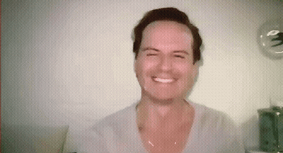 Man Smiling With Eyes Closed GIF