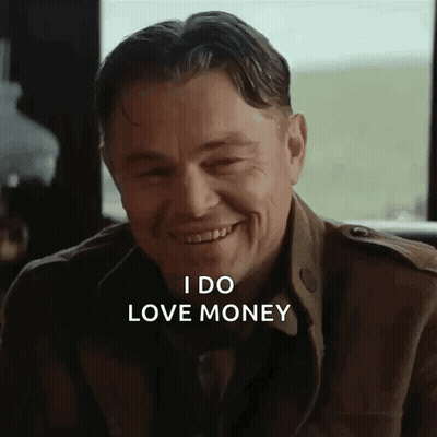 Man Smiling With I Do Love Money GIF