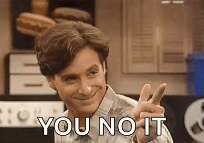 Man Smiling With Peace Sign Saying You No It GIF