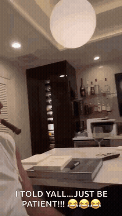 Man Smoking Cigar Says I Told Yall Just Be Patient GIF