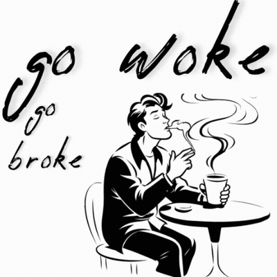Man Smoking Cigarette And Drinking Coffee GIF