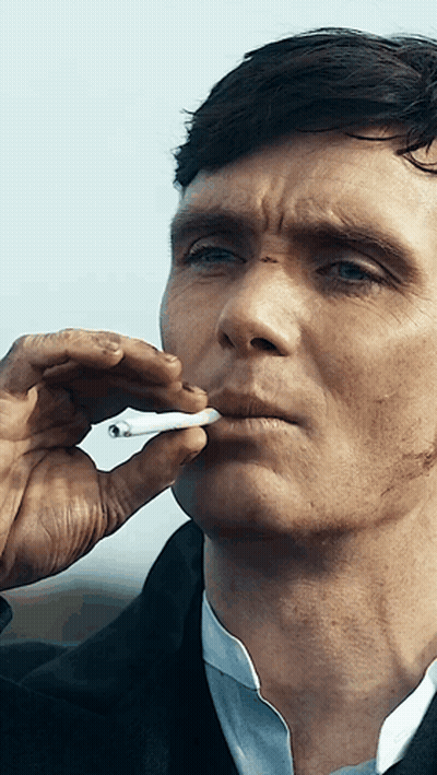 Man Smoking Cigarette Blue Sky GIF