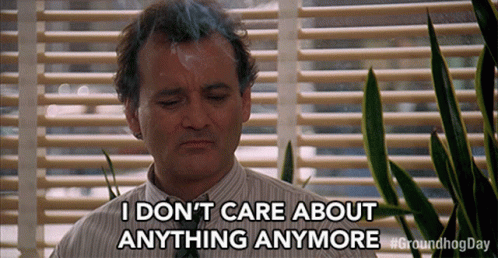 Man Smoking Cigarette I Don't Care About Anything Anymore GIF