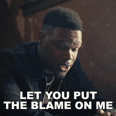 Man Smoking Cigarette Let You Put The Blame On Me GIF