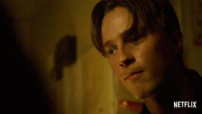 Man Smoking Cigarette Netflix Ad GIF