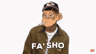 Man Smoking Cigarette Saying Fa Sho GIF