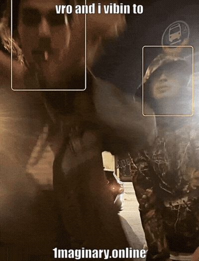 Man Smoking Cigarette Vro I Vibin To 1Imaginary.online GIF