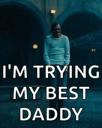 Man Smoking Saying I'm Trying My Best Daddy GIF