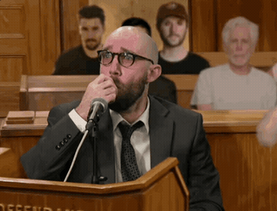 Man Speaking Into Microphone At Podium Saying Defend GIF