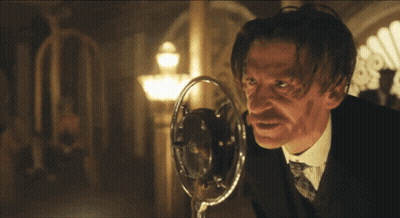 Man Speaking Into Microphone By Order Of The Peaky Blinders GIF