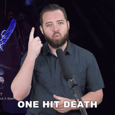 Man Speaking Into Microphone One Hit Death GIF