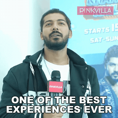 Man Speaking Into Microphone One Of The Best Experiences Ever GIF