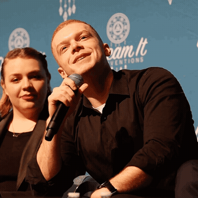 Man Speaking Into Microphone Saying Am It GIF