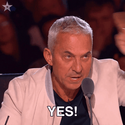 Man Speaking Into Microphone Saying Yes GIF