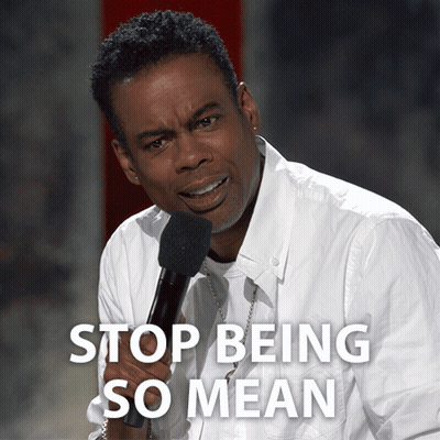 Man Speaking Into Microphone Stop Being So Mean GIF