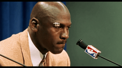 Man Speaking Into Microphone With NBA Logo GIF