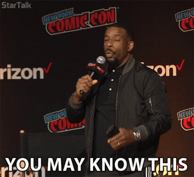 Man Speaking Into Microphone You May Know This GIF