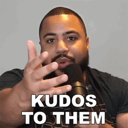 Man Speaking Kudos To Them GIF
