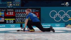 Man Spinning While Curling GIF