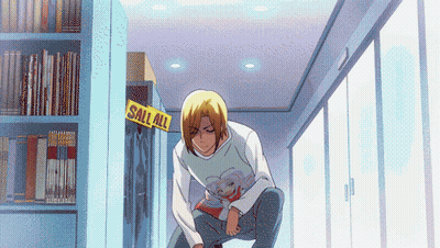 Man Squatting At Sell All Sign GIF