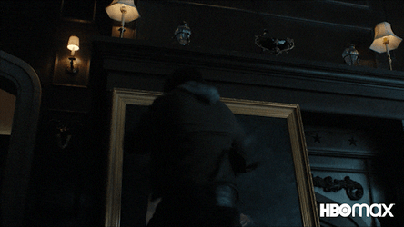 Man Stabbing A Painting GIF