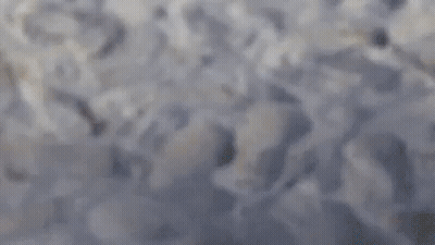 Man Standing At Window In Dark Room GIF