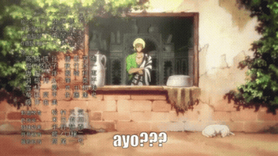 Man Standing At Window Saying Ayo GIF