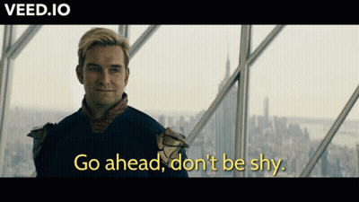 Man Standing At Window Saying Go Ahead Don't Be Shy GIF