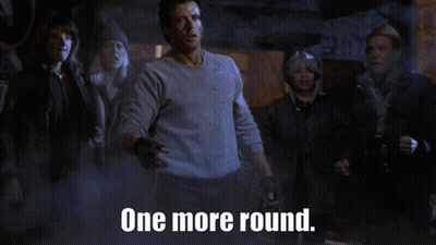 Man Standing Before Crowd One More Round GIF