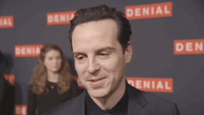 Man Standing Before Denial Wall GIF