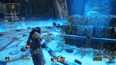Man Standing In Blue Room GIF