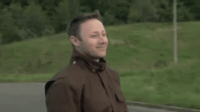 Man Standing In Front Of Ambulance GIF