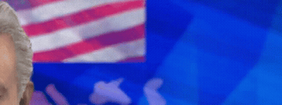 Man Standing In Front Of American Flag GIF